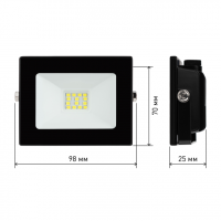 Прожектор светодиодный уличный ЭРА RED LINE LPR-024-0-40K-020 20Вт 4000К 1600Лм IP65'