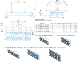 LED светильник SVT-STR-MPRO-Max-119W-45x140-TRIO'