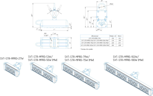 LED светильник SVT-STR-MPRO-53W-20-CRI90-5700K'
