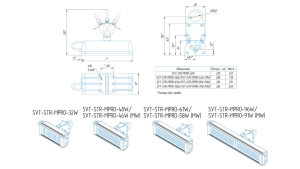 LED светильник SVT-STR-MPRO-96W-CRI80-5700K'